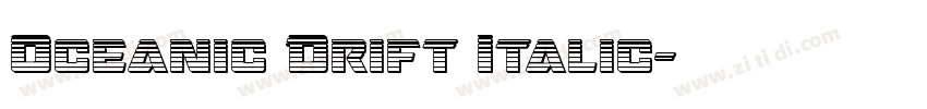 Oceanic Drift Italic字体转换